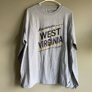 WVU Vintage Long Sleeve TShirt